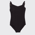 Girls Black Ballet Onesies